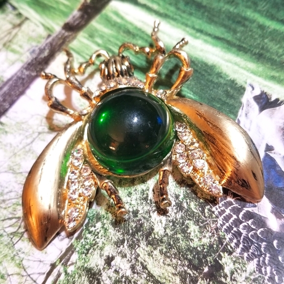 HUGE Jelly Belly Fly Brooch - Picture 2 of 7